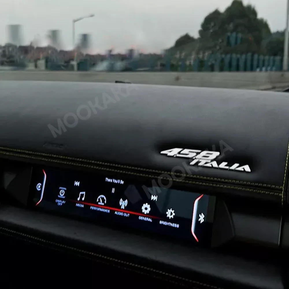 

Автомагнитола Android для Ferrari 458, мультимедийная система с беспроводным CarPlay, GPS-навигацией и стереофоническим звуком