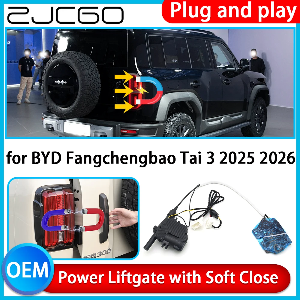 for BYD Fangchengbao Tai 3 2025 2026 SUV Soft Close Retrofit Kit Power Liftgate with Soft Close Auto Pull Tailgate Latch System