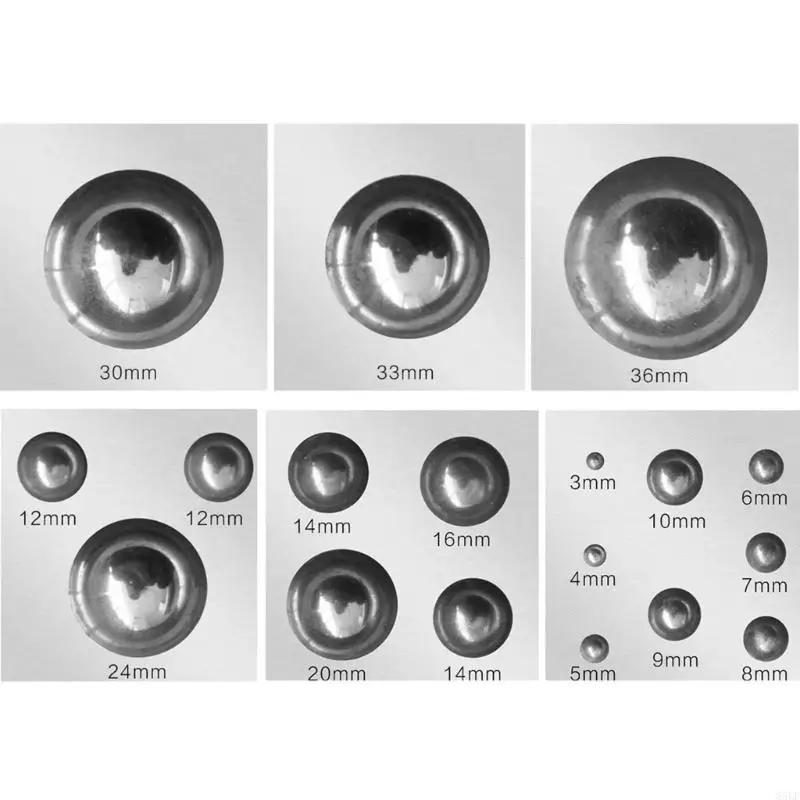 85LF Steel Dapping Cube Metal Forming Tool Jewelry Crafting Dapping Doming Block Metal Stamping Tool Doming DIY Craft