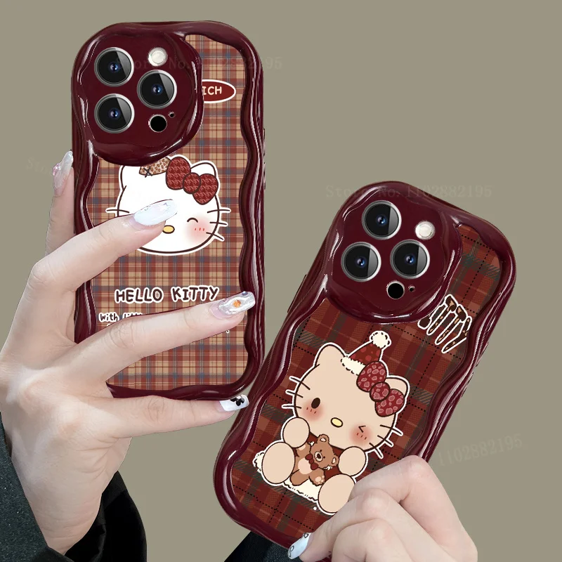 Winter Hello Kitty Soft TPU Case For Xiaomi Redmi Note 12 Turbo K30 K40 K50 Pro K60 Ultra Mi Poco X5 F3 F5 11 Lite 12S 12X 13 14