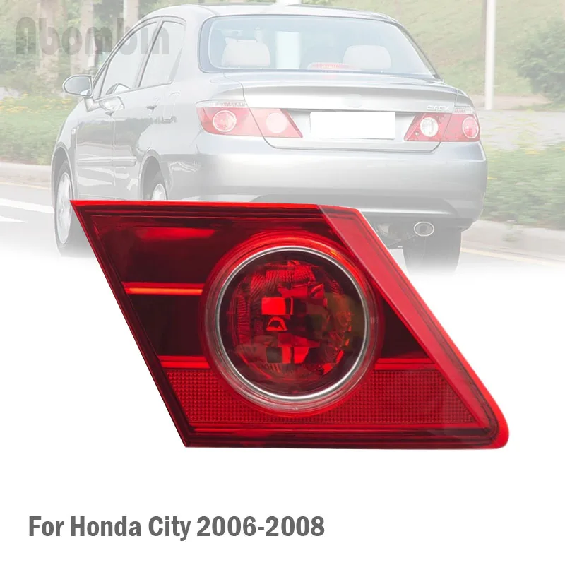 Auto Rear Bumper Inner Light Brake Lamp Cover Brake Back Light Housing Tail Lamp For Honda City 2006 2007 2008