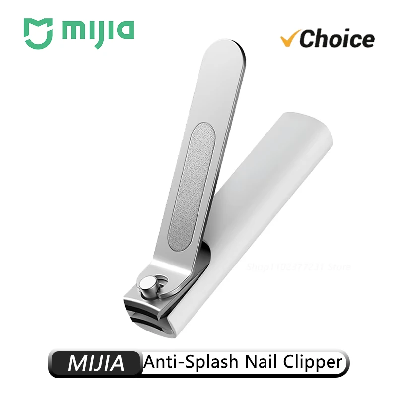 Mijia Anti-Splash Nail Clipper 1PC Stainless Steel with Compact Size and Built-In Nail File for Men and Women Home and Travel CN