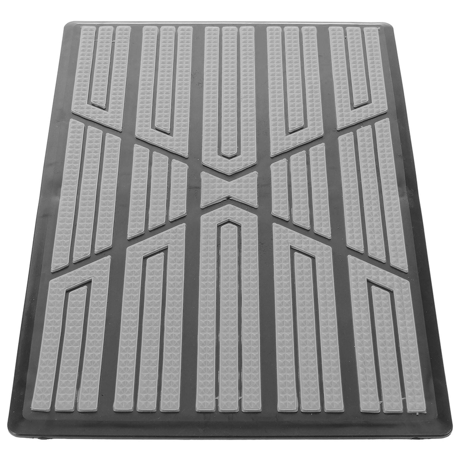 

Car Foot Mat Patch Wear Resistant Nonslip Pedal Repair Grey Plastic PP Protector Mats Auto Carpet Fix Accessories Interior Parts