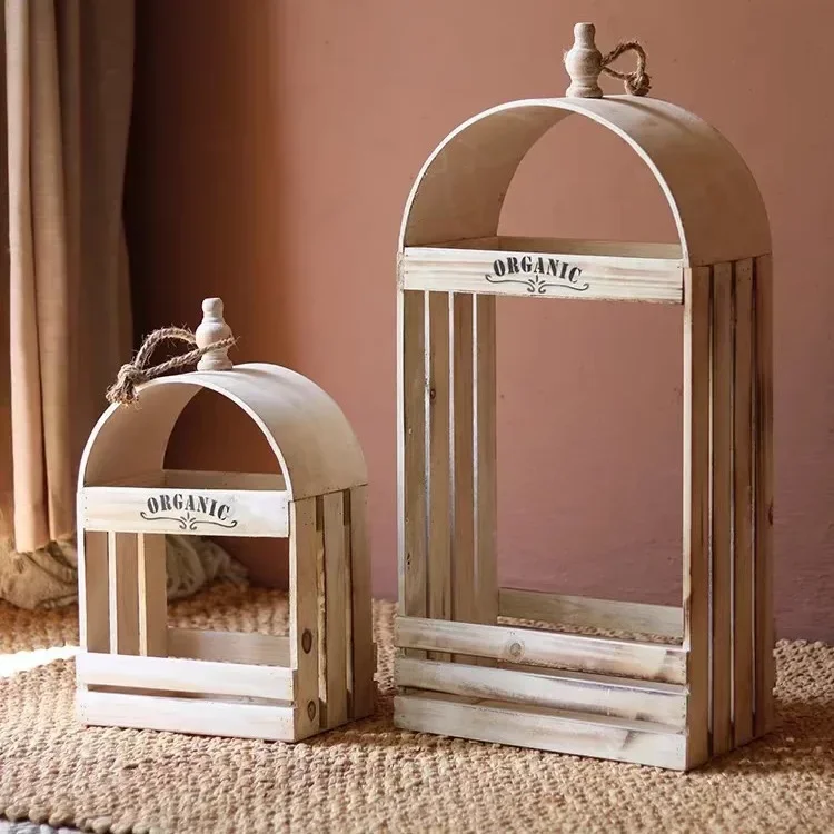 Wooden flower box, flower utensils, balcony, garden, courtyard, gardening ornaments, hanging baskets, plant flower stands