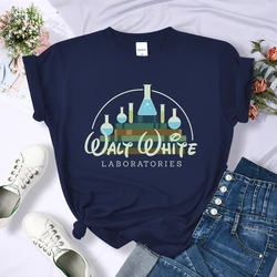 Walter White Chemical Laboratory t-Shirt femminili estate morbida manica corta traspirante maglietta Casual moda Cool Tshirt donna