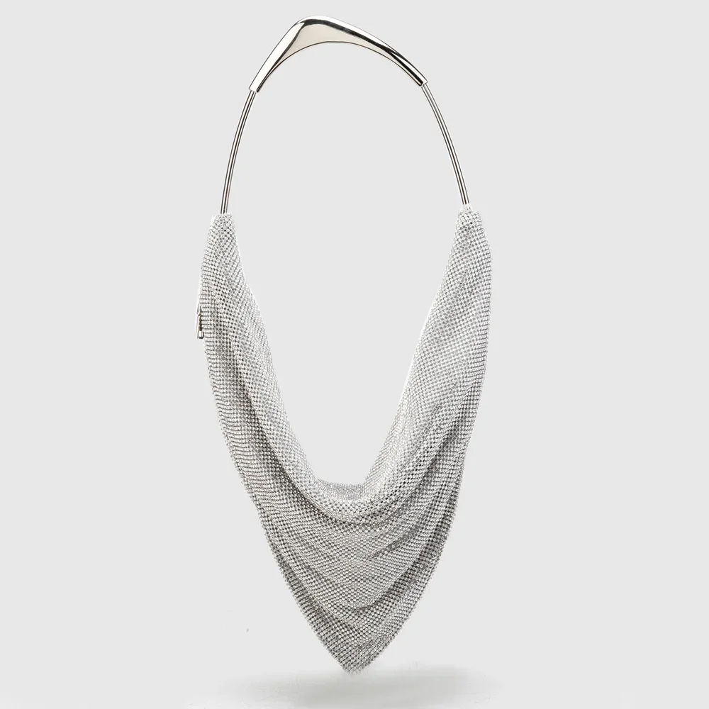 

handmade Rhinestones Evening bag silver Crystal handmade Bags for Women Purses and Handbags Luxury Designer banquet bag