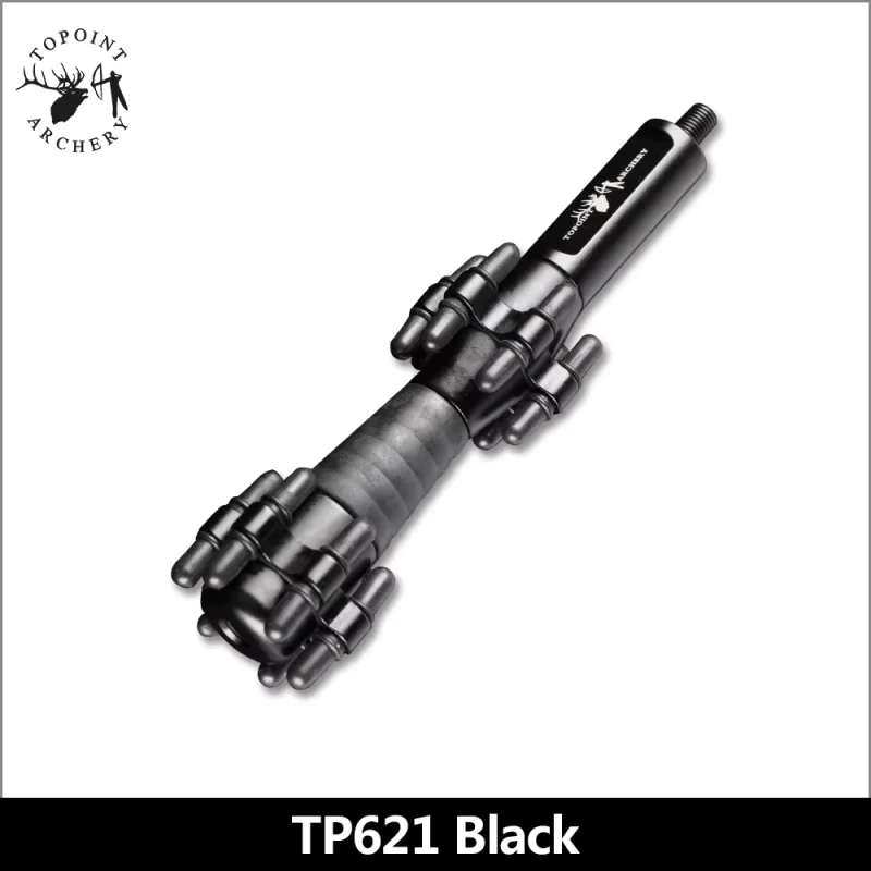 Topoint Archery Composite Bow Stabilizer TP621 Hunting Bow Practice 6.5 Shock Absorber Compensation Rod OEM/ODM