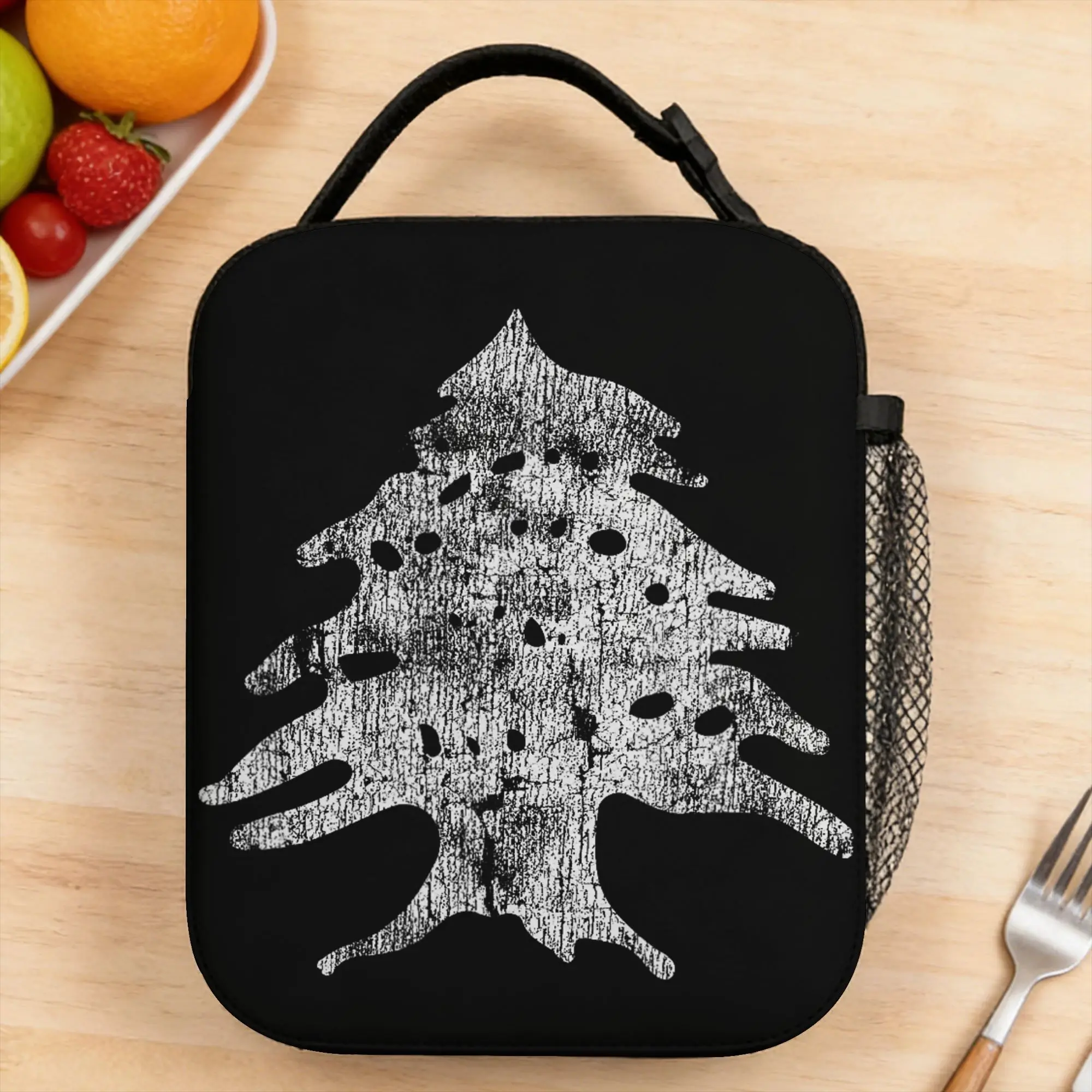 Lebanese Flag of Lebanon Souvenir Gift Faded Style Lunch Bag  Fashion Lunch Box For Girls  Office Cooler Bag Tote Food Bags