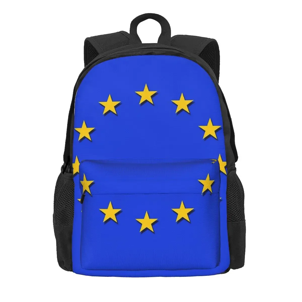 Europe I Love The European Union EU Flag Backpacks Boys Girls Bookbag Students School Bags Rucksack Travel Rucksack Shoulder Bag