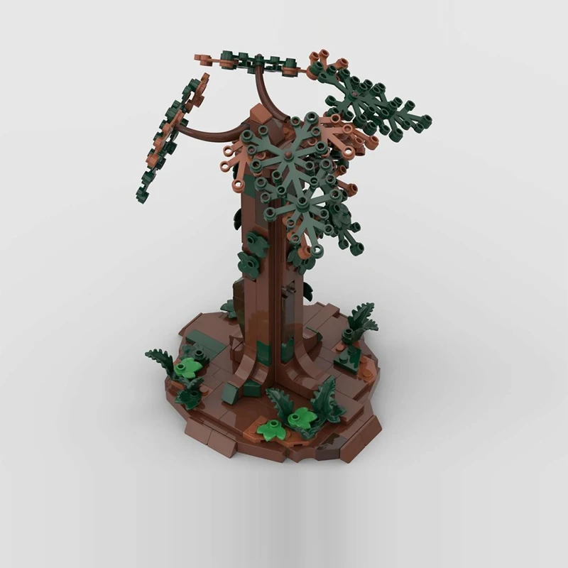 Medieval Castle Model MOC Building Bricks Old Forest Tree Modular Technology Gifts Holiday Assemble Children Toys Suit