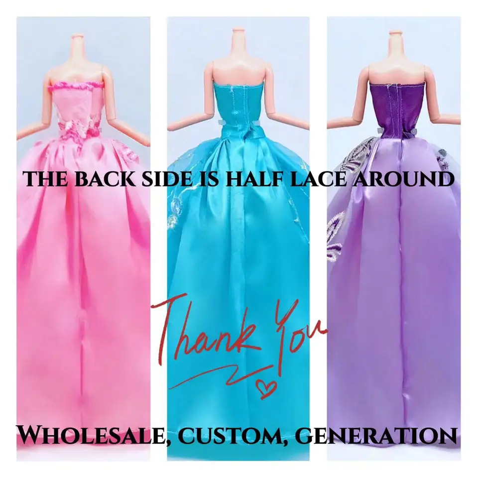 Dresses for barbie doll clothes dress - AliExpress 26