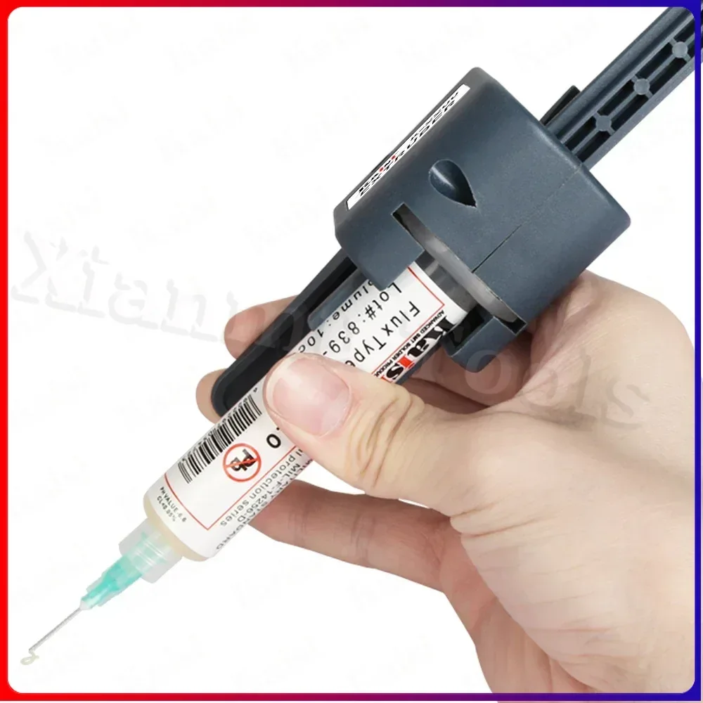 

Kaisi K-2208 Universal Labor-saving Manual Glue Gun for Mobile Phone Welding Oil Flux Soldering Paste Putter Booster