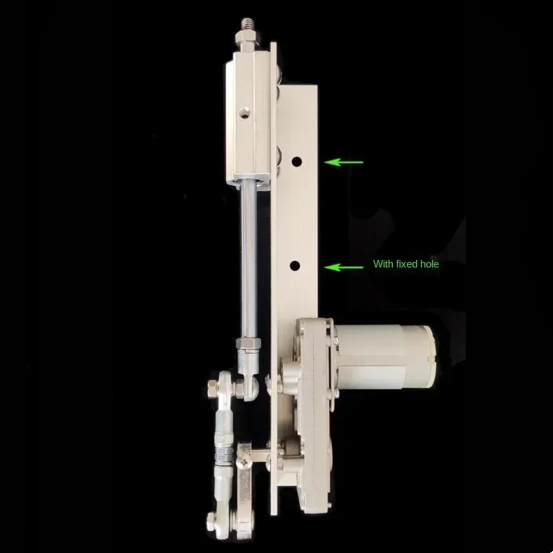 Automatic oscillating DC motor lifting crankshaft, upgraded electric linear telescopic push-pull mechanism for DIY firearms.