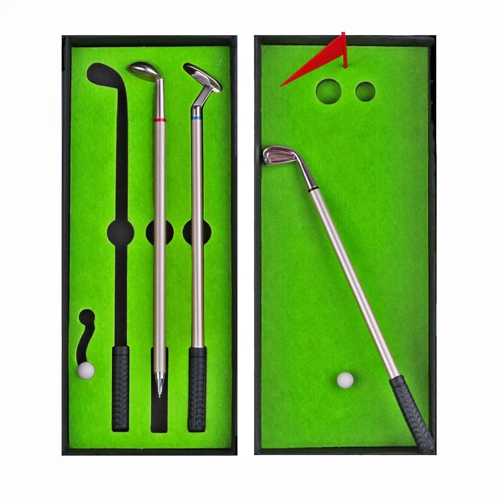 Golf Pen Gifts for Men Mini Desktop Games Fun Fidget Toys Golfers Funny Birthday Gifts Desk Games Office School Gift