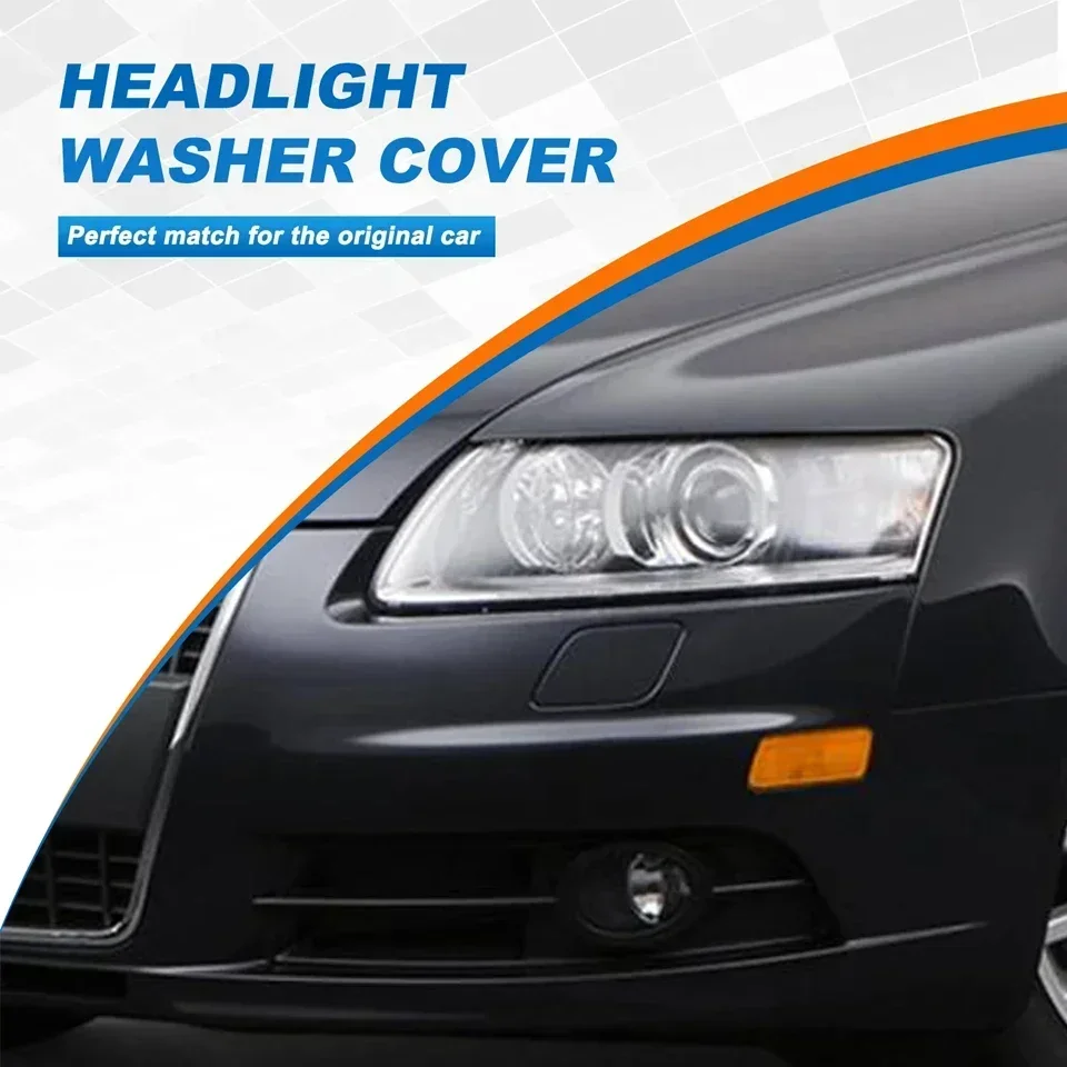 Front Bumper Spray Nozzle Painted Trim Lid Shell Cap For Audi A6 2005-2008 Headlight Washer Nozzle Cover 4F0955275 4F0955276