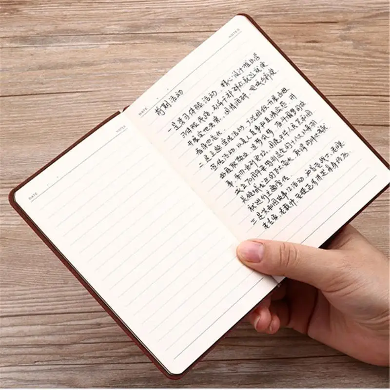 R53C Reisetagebuch, Notizblock, PU-Leder, Notizbuch, persönliches Tagebuch, Skizzenbuch für Studenten – Detail 2