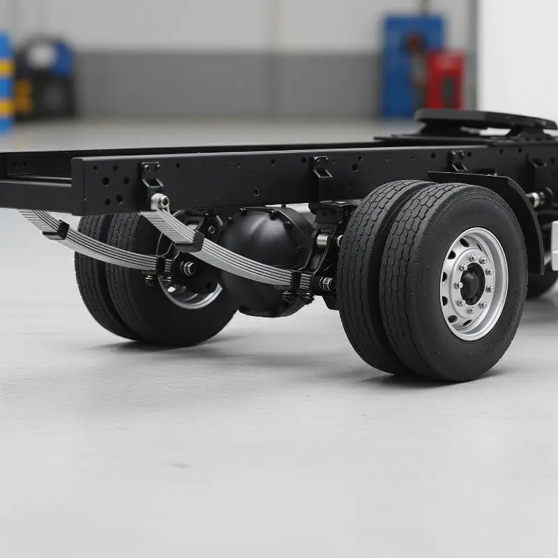 

Reliable Metal Unpowered Rear Axle 120mm 140mm for 1/14 Trailer DIY Builders and Enthusiasts