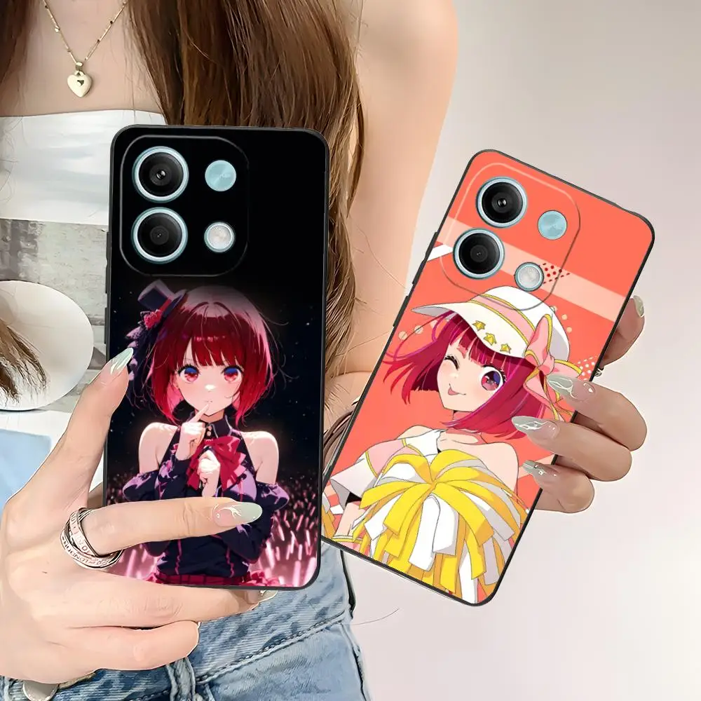 B-Komachi Kana Arima جراب هاتف ل POCO M6 M5 M4 M3 X7 X6 X5 X4 X3 F6 F5 F4 Pro GT 5G لون واقية غطاء الهاتف الذكي جميل