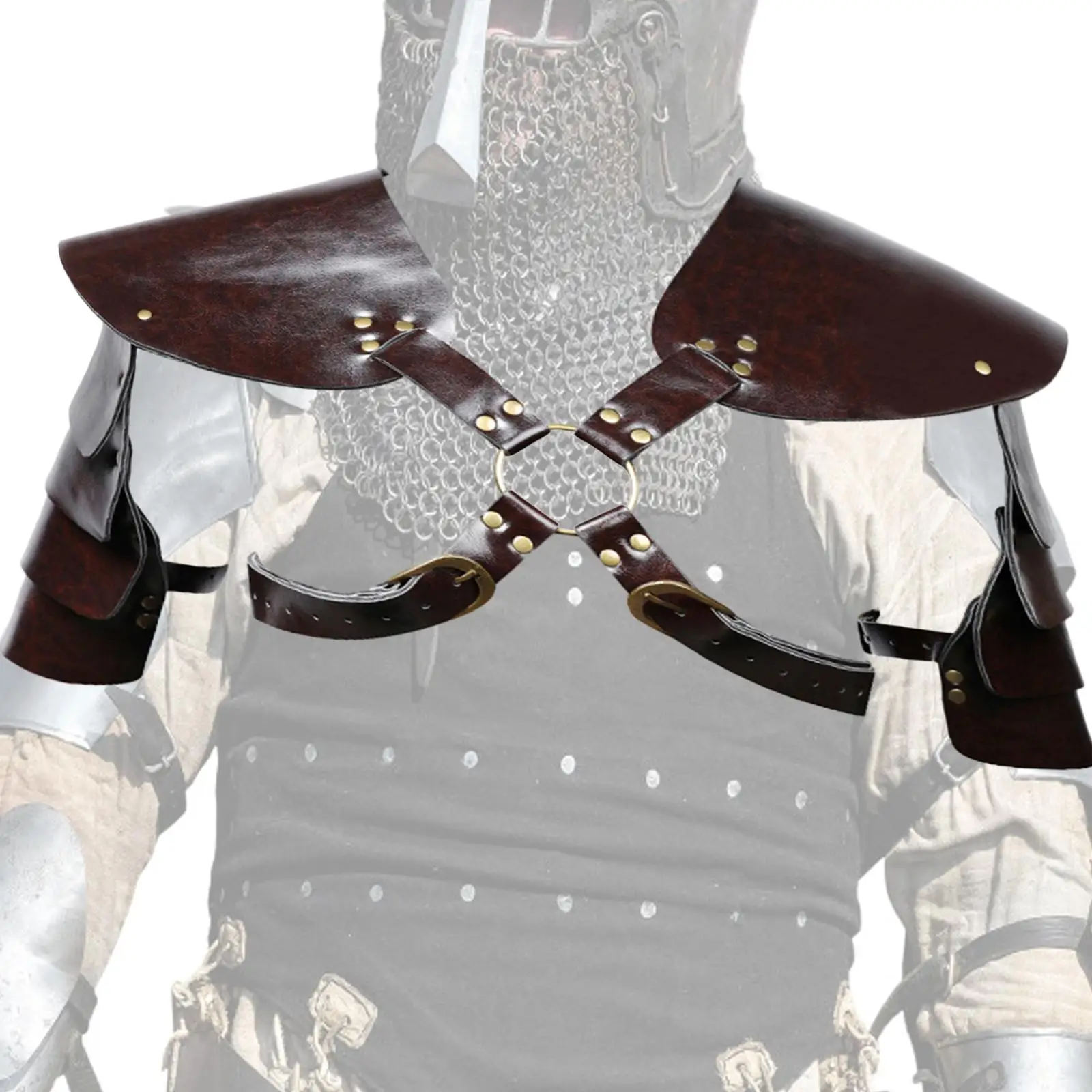 Leather Shoulder Armor Shoulder Guard Cosplay Medieval Shoulder Pauldron