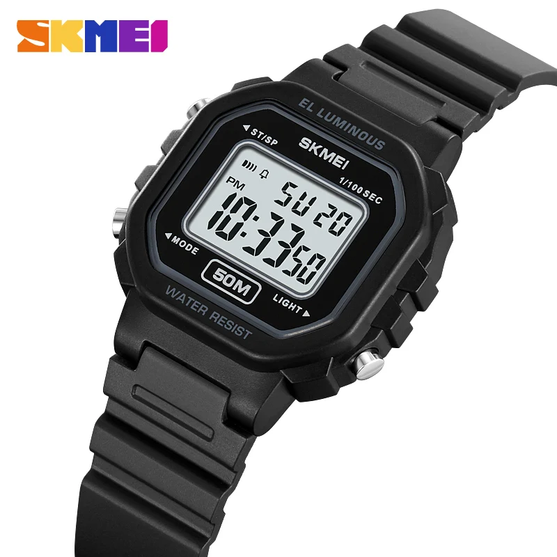 SKMEI 2326 Female Alarm Auto Date Sport Freshness Watch Womens Chrono Casual 5Bar Waterproof Digital Wristwatches Count Down