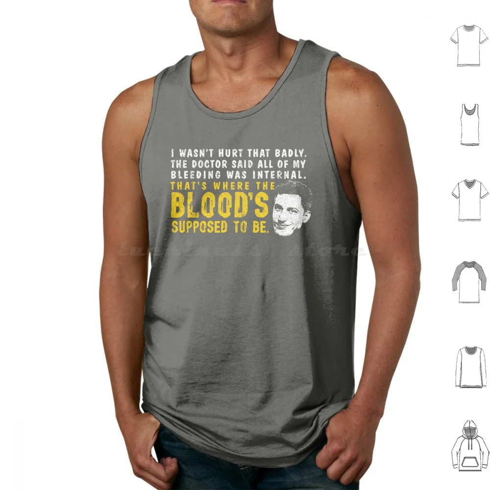 That's Where The Blood's Supposed To Be-Peralta Tank Tops Vest Sleeveless Boyle Brooklyn 99 Brooklyn Jake Peralta Captain