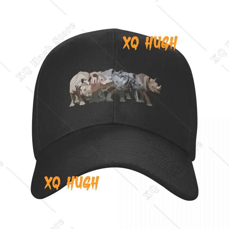 Rhino Species Baseball Cap Hat Man Luxury Visor Beach Hat Mens Women's