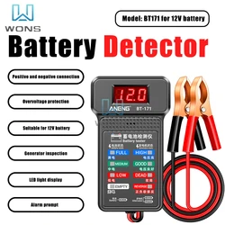 ANENG BT-171 12V Multifunctional Battery Testers Auto Repair Industry Detection with LED Reverse Display Screen Electrician Tool