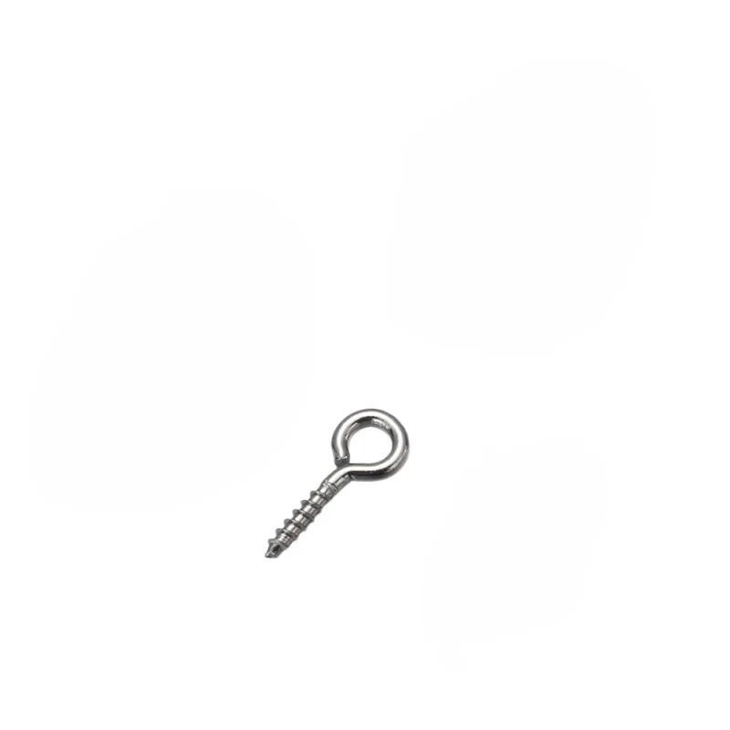 100Pcs Silvery 8x4mm Mini Self-Tapping Screw Eye Pin Hooks For DIY Jewelry Making Cork Bottle Arts Crafts