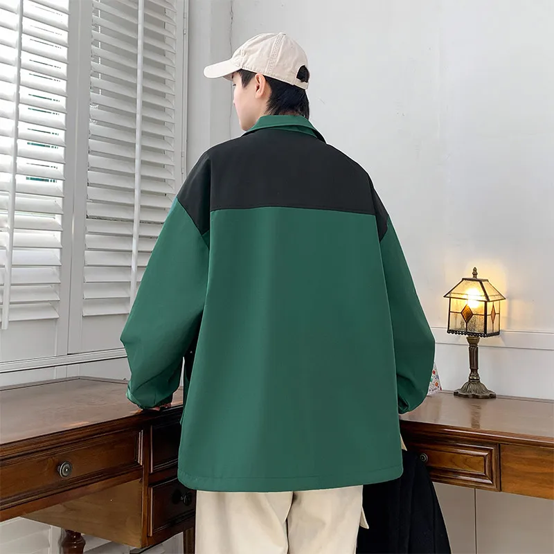 2024 Новая мужская куртка с цветными блоками, повседневная куртка на молнии, спортивная одежда для активного отдыха, высокое качество, весна и осень 8XL