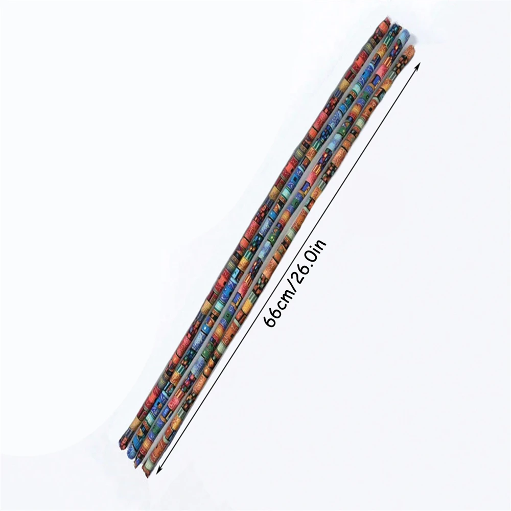 1pc Colorful Bendable Hair Bands Ethnic Style Hair Ropes Ties Horsetail Headband Dreadlocks Long Ponytail Hairpin Hair Accessori