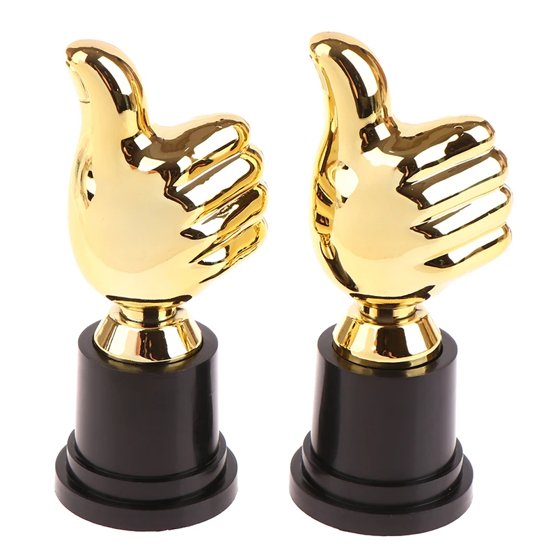 1Pcs Mini Awards Trophies Reward Thumbs Trophy Toys Kids Competition Winner Prize For Children Party Favors