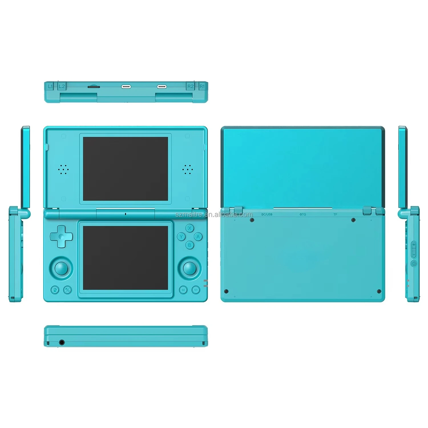 S Classic  RG DS Handheld Game Consola 4'' Touch Screen Video Game Console Dual Flip 4000mAh Arcade Android Game Machine