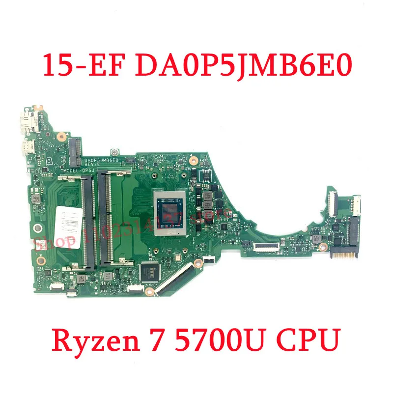 Imagem -04 - Placa-mãe Portátil para hp 15-ef 15s-er 15s-eq Da0p5jmb6e0 com Cpu r3 5300u r5 5500u r7 5700u 100 Testado Funcionando Bem