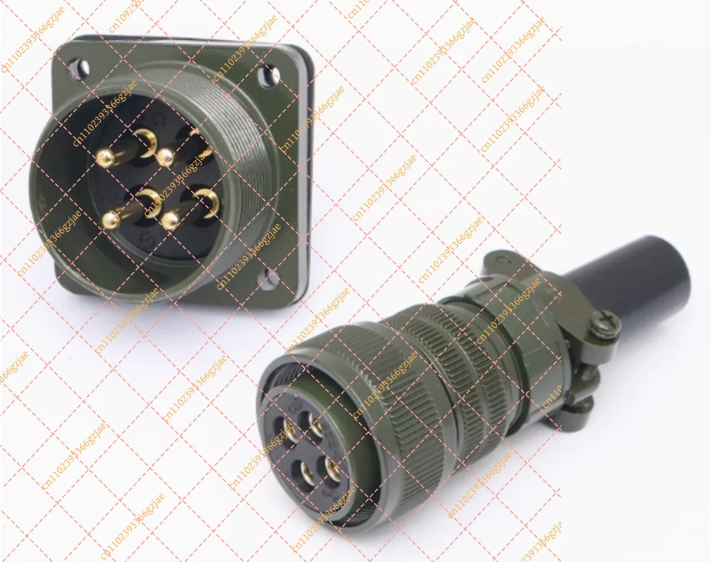 5015 Military Standard Waterproof Aviation Plug Socket 4-Core Circular Connector for Industrial Equipment