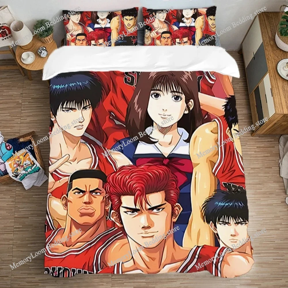 

Single Double Large Size T-The First Slam Dunks Bed Linen Sets Bedding Decorations Quilt Cover Art Duvet Covers Pillowcase Set
