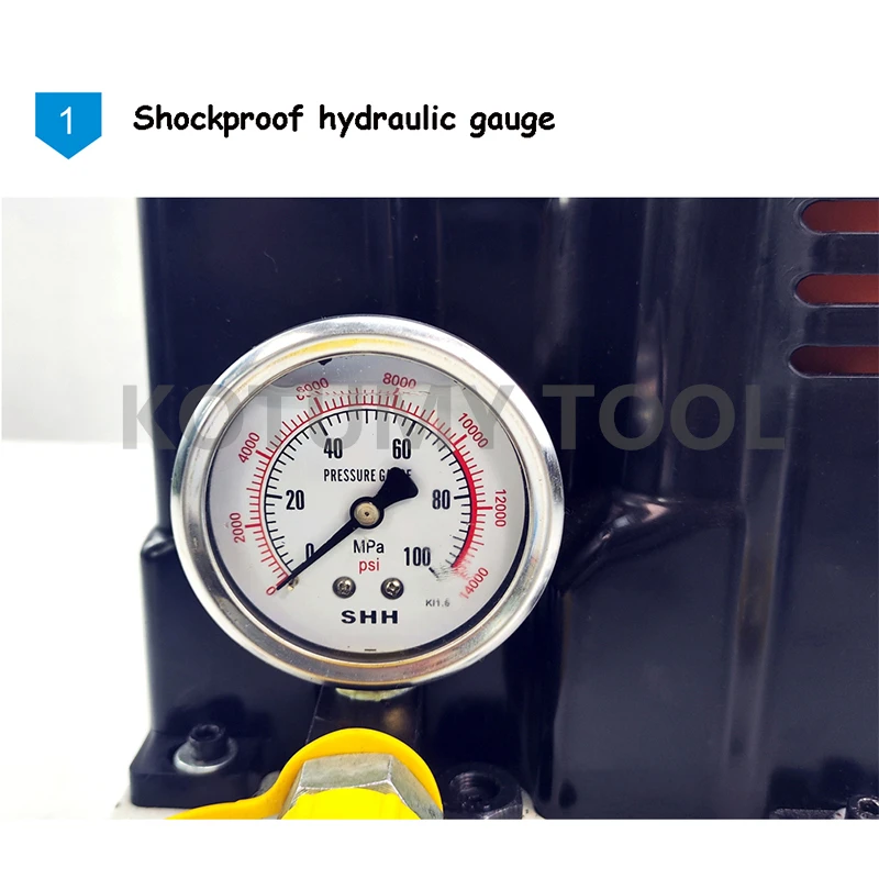 220 فولت QQ-700 مضخة هيدروليكية كهربائية محمولة محطة هيدروليكية صغيرة جدًا مضخة زيت هيدروليكية عالية الضغط 1.2KW 3700r/min #4