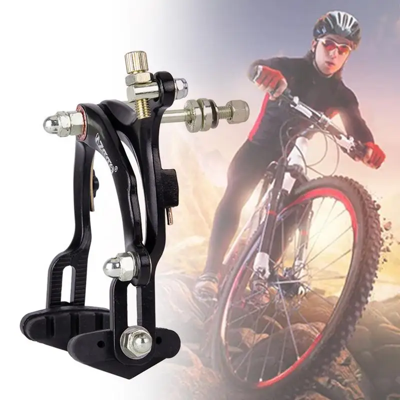 Aluminum Alloy Dual-Pivot Brake Set Side Pull Brake Set C Brake Bicycle Brake Calipers Front And Rear Brake Long Arm Calipers