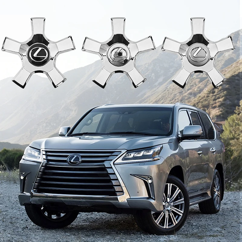 

4pcs 4260B60380 TY-5700 Car Wheel Center Hub Caps Badge Accessories For Lexus Lx570 LX450 LX460