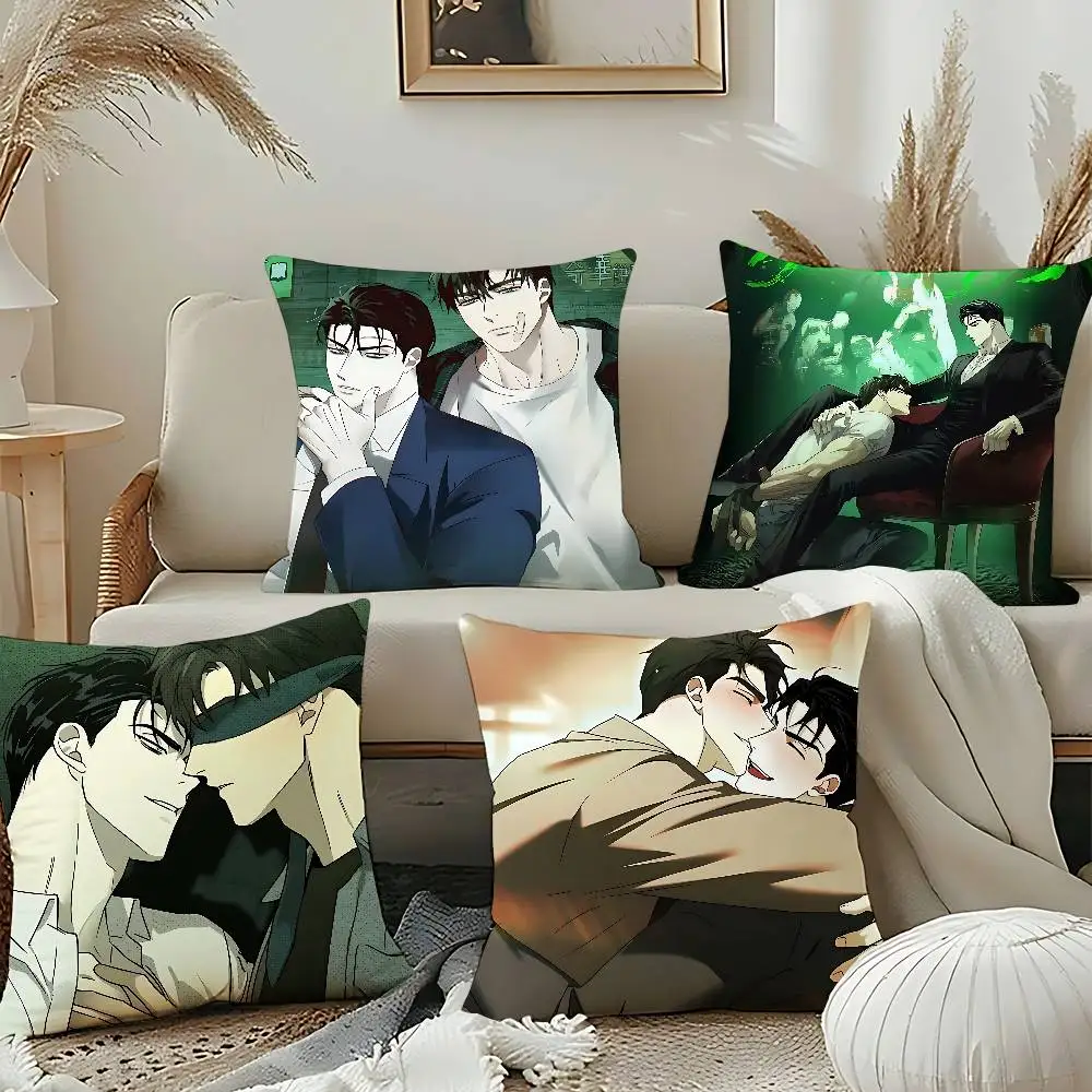 

Under The Green Light Pillow Case Throw Pillow Cover Nordic Vintage Style Cushion Covers Home Living Room Sofa Couch Seat