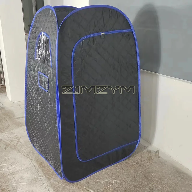 Portable Steam Sauna Set Foldable One Person SPA Tent with 3L Steamer and Folding Chair Steam Sauna Bag SPA Room Tent Box