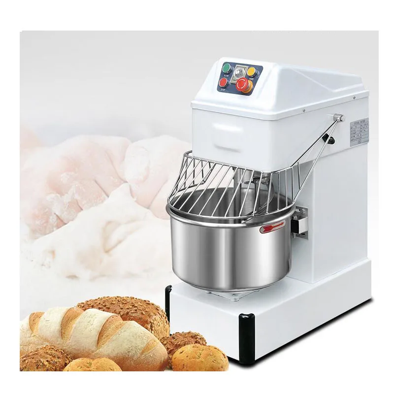 Industrial 110V 220V Big Bowl 20L Food Dough Processor Mixer Spiral Dough Mixer 10KG For Bakery Bread