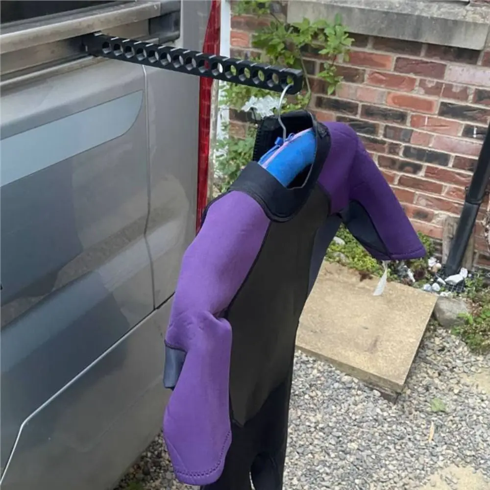 Creative Drying Rack for RV Tracks 3D Printing Space-Saving No-Drill Clothes Hanger Portable Easy Installation