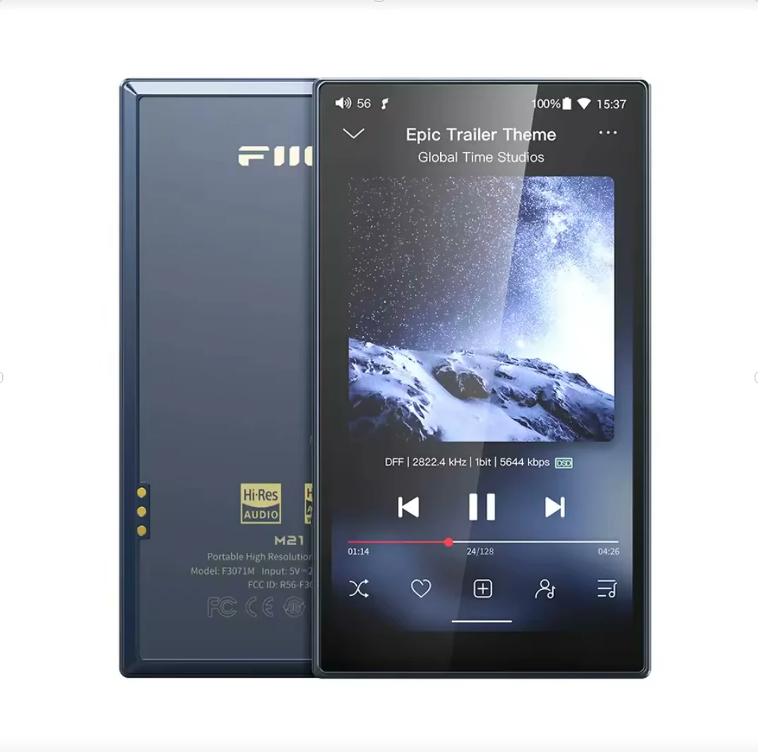 مشغل موسيقى FiiO Android 13 Hi-Res M21 MP3 مع Snapdragon 680، CS43198*4 DAC