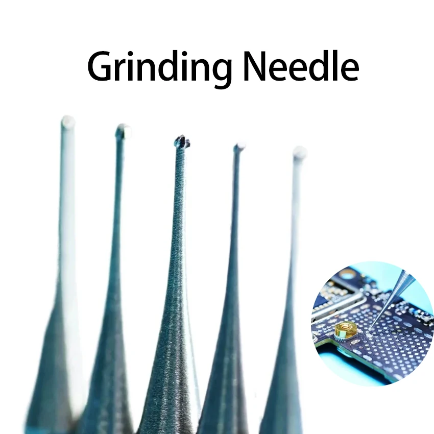 Aguja de pulido Rabbitfix de 0.3 mm/0.4 mm, aguja de bola ultra fina de alta dureza de 2.35 mm, herramienta de grabado para reparación de teléfonos móviles 2