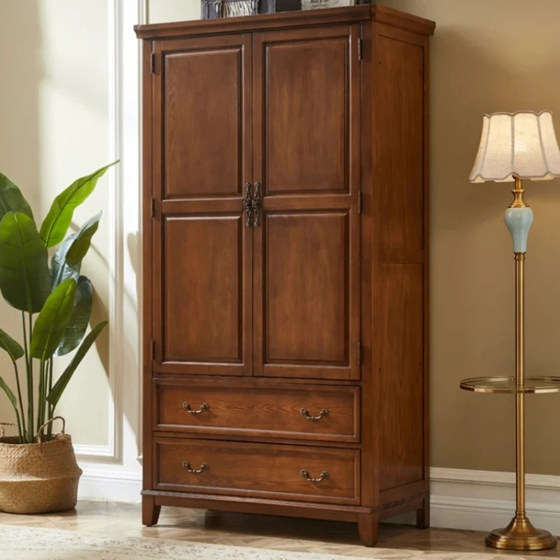 Nordic Wood Wardrobe Doors Modern Minimalist Open Closets Bedroom Wardrobes Storage Cabinet Rangement Chambre Bedroom Furniture