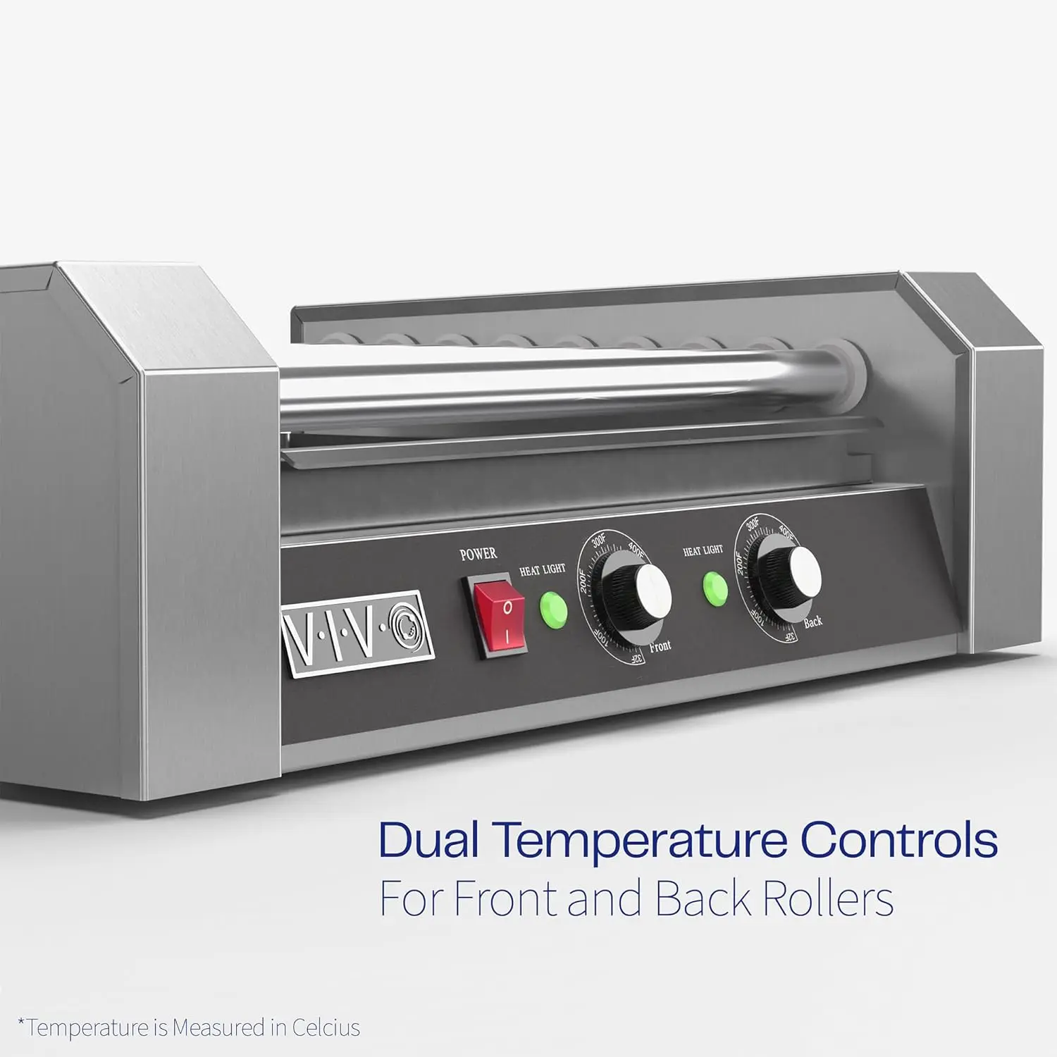 الكهربائية 24 هوت دوج 9 الأسطوانة شواء دفئا، الفولاذ المقاوم للصدأ، التجارية والمنزلية 1200 واط آلة الغذاء مقطورة شاحنة الغذاء