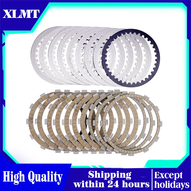 Motorcycle Clutch Friction Plates & Steel Plates Disc For Harley FLHFB FLHTP FLHTCU FLTRXST FLTRU FLHRC FLHP FLHRXS FLSL FLHXSE