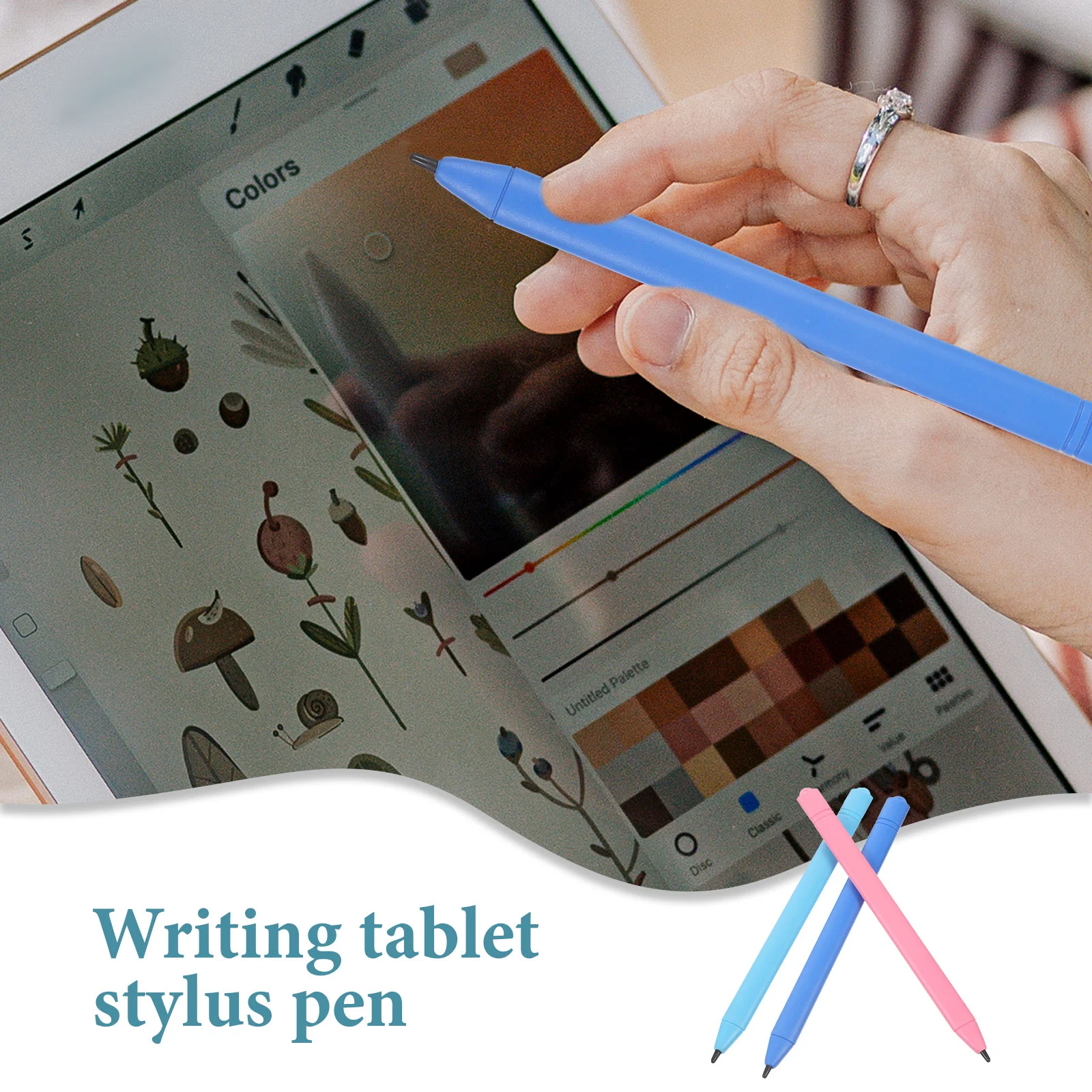 6 Pcs Stylus Pen LCD Writing Tablet Universal for Touch Screens Board Stylist Doodle