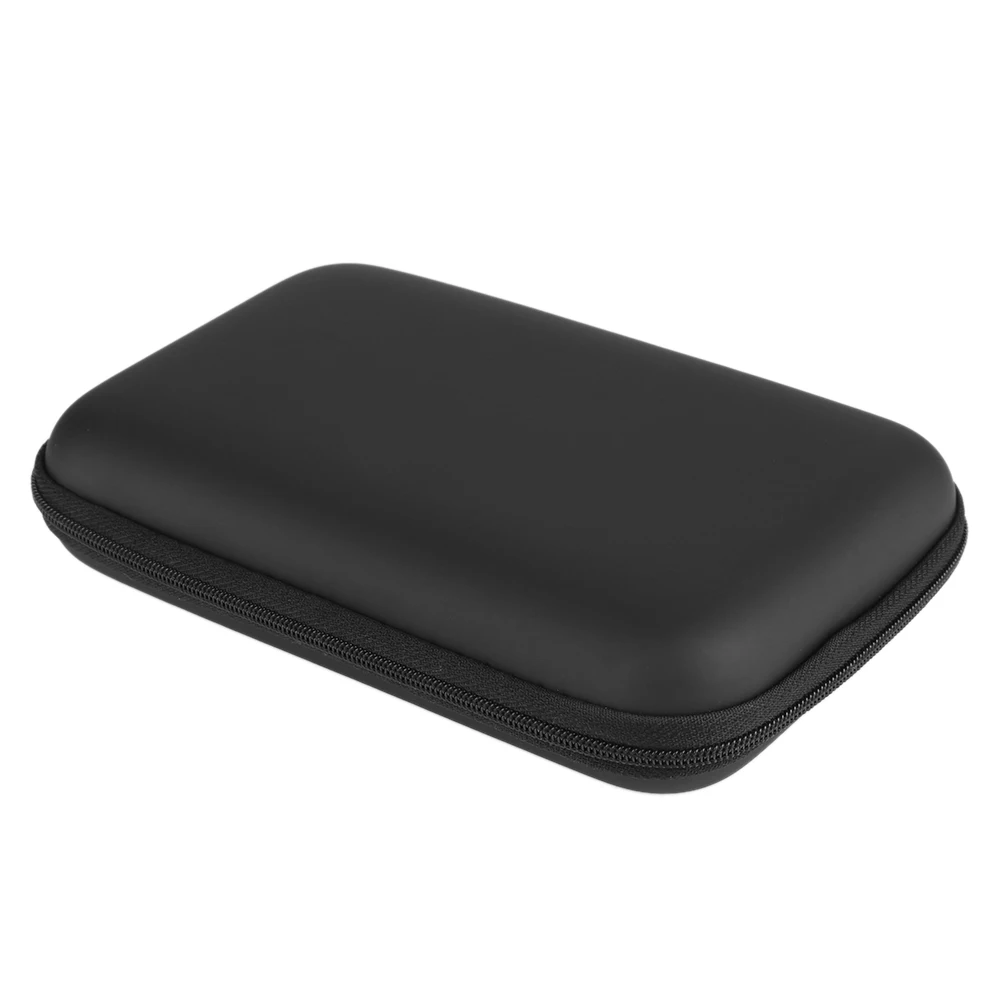 Estojo de transporte para disco rígido, organizador de armazenamento, bolsa de transporte universal para disco rígido de 3.5 espaços, hdd, tablet, eva, à prova de choque
