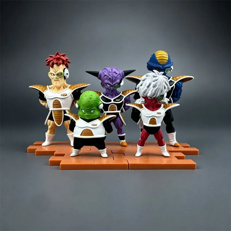 Dragon Ball Z Ginyu Force 5 Stück Anime Actionfiguren PVC Sammlermodelle Spielzeug Fan-Geschenke Desktop-Dekoration Ornamente